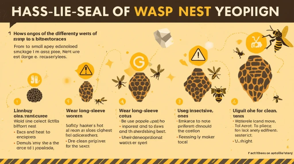 Identificación de nidos avispas jardin y señales de infestación